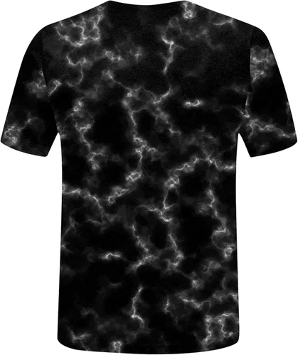 Vista 2 de Blusas de manga corta con estampado floral para mujer, cuello redondo, con corte clásico, elegante