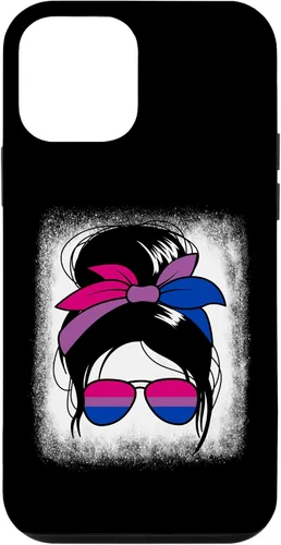 Vista 16 de iPhone 16 Bisexual Messy Bun Bi Sexual Women's Bisexual Case