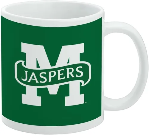 Vista 286 de Taza de cerámica con el logotipo principal de la Universidad Rider, taza de regalo novedosa para café, té y bebidas calientes, 11oz, blanca