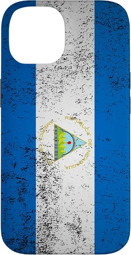 Vista 4 de Funda de regalo para iPhone 17 con diseño de bandera de Nicaragua de Grunge