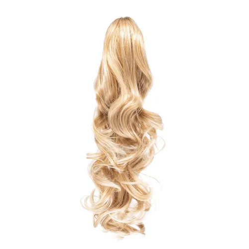 Vista 7 de Extensión de pelo Onedor, coleta sintética y rizada de 20 pulgadas con broche, 6.7 oz con broche de garra