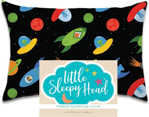Vista 38 de Funda de almohada para jóvenes Little Sleepy Head - 100% funda de almohada de algodón y hipoalergénica - Funda de almohada envolvente de ajuste