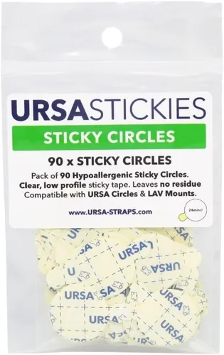 Vista 9 de URSA - Círculos adhesivos – Paquete de 90 Cinta adhesiva hipoalergénica de doble cara para micrófonos de solapa Lavalier Adhesivos de micrófono