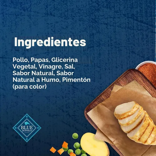 Vista 5 de Blue Buffalo True Chews Golosinas Premium de Pollo en Trozos para Perros con Ingredientes Naturales