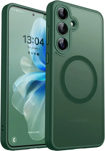 Vista 18 de CANSHN Funda diseñada para Samsung Galaxy A16-5G [protección completa de la cámara] [compatible con Magsafe] funda protectora trasera translúcida