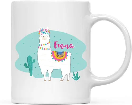 Vista 46 de Andaz Press Llama and Cactus - Colección de fiesta para baby shower, Etiqueta para botella de sidra de manzana., 1
