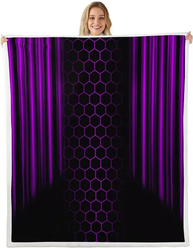 Vista 9 de Manfei Capybara - Manta de cama de roedores de América del Sur para niños y niñas, decoración de habitación, manta de retazos enrejados para sofá