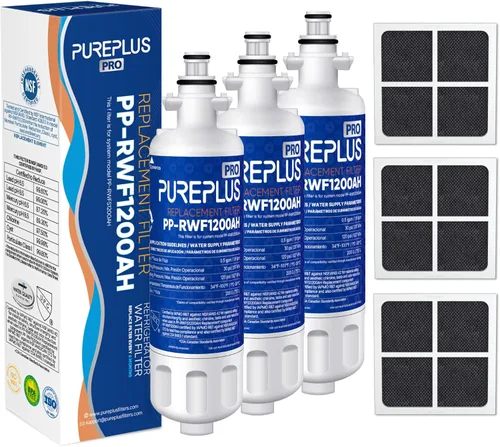 Vista 10 de PUREPLUS 469690 NSF 401 & 473 & 53 & 42 Reemplazo certificado para LG LT700P Kenmore Elite 9690, ADQ36006102, ADQ36006101, LFXS30766S, LFX28968ST