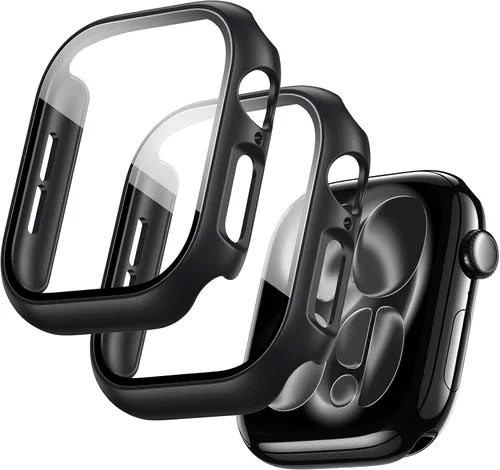 Vista 27 de LK Pack de 3 para Apple Watch Ultra 3 Protector de Pantalla 49mm [Cero-Falla] HD Top 9H Vidrio Templado Apple Watch Ultra / Ultra 2 Protector de Azul
