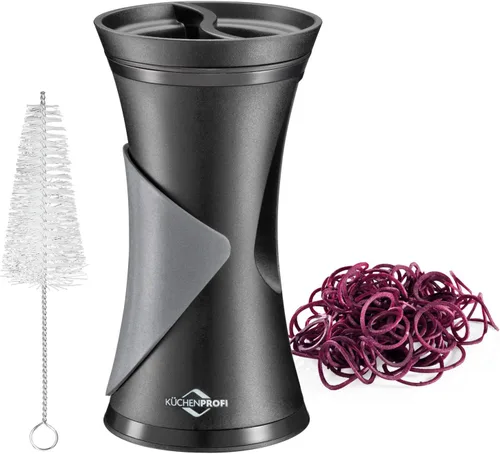 Vista 3 de Küchenprofi K1350001000 Olera Spiralizer para Verduras, 6" H x 3.5" de diámetro, Negro