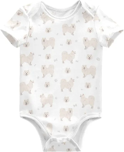 Vista 30 de vvfelixl Trajes de bebé lindos conjuntos de cachorros de manga corta de algodón ropa de bebé para niños niñas 0-24 meses