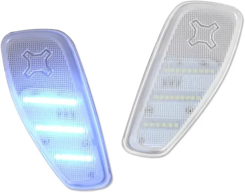 Vista 10 de Kit de lámparas de marcador lateral LED blanco con lente ahumada, compatible con Jeep Renegade 2014, 2015, 2016, 2017, 2018, 2019, 2020, 2021, 2022