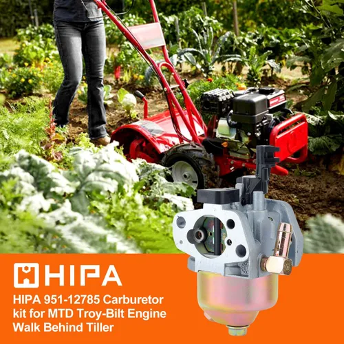Vista 2 de Carburador Hipa HUAYI 951-12785 951-10794 con Filtro de Espuma Reemplaza para Cub Cad MTD Troy-Bilt 951-12124 951-10797 751-107 97 Motor Se Ajusta
