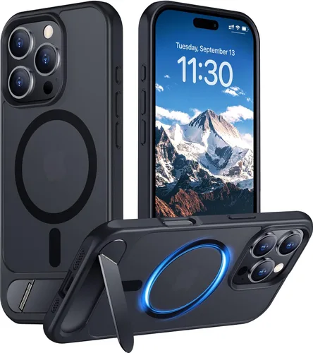 Vista 218 de Funda para iPhone 11 con compatibilidad magnética, [Soporte invisible incorporado][Compatible con MagSafe]