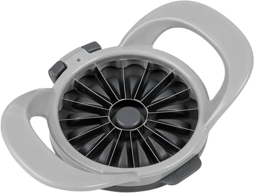 Vista 9 de PrepWorks by Progressive - Cortador y descorazonador fino de manzana de 16 rebanadas apto para lavavajillas con cubierta de seguridad adjunta