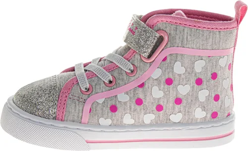 Vista 3 de Disney Princess Minnie Mouse Frozen Encanto Hightop - Zapatos deportivos de tobillo Ariel Elsa Maribel Minnie Blancanieves