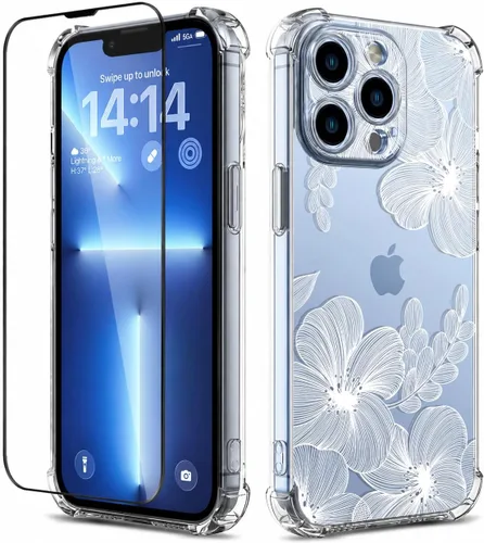 Vista 103 de Funda para iPhone 13 y iPhone 14 (6.1 pulgadas) con protector