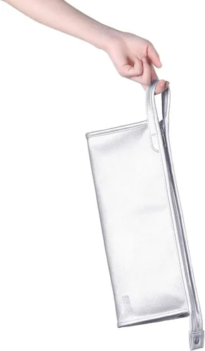 Vista 7 de Funda de viaje de piel sintética portátil para Dyson Airwrap Styler/Shark Airwrap, impermeable, antiarañazos, a prueba de polvo, a prueba de golpes