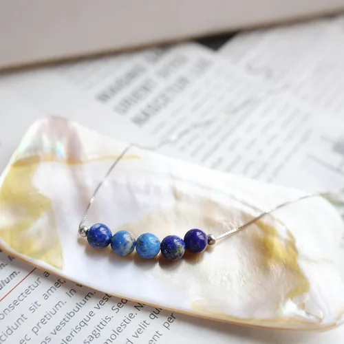 Vista 43 de Crystal Pendant Necklace 925 Sterling Silver Chain Necklace Adjustable Healing Crystal Necklace For Women