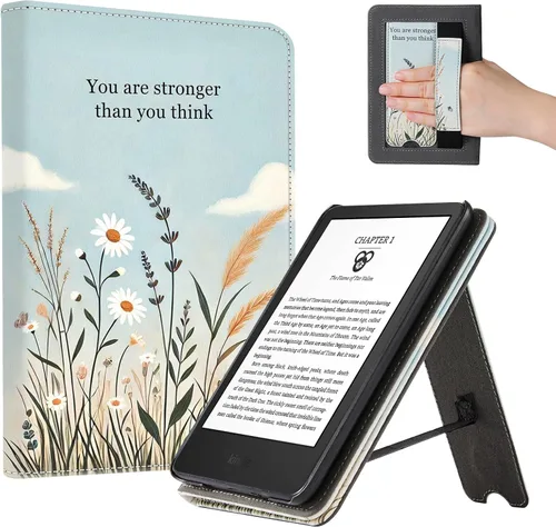 Vista 18 de CoBak Funda para todos los nuevos E-Reader de 6 pulgadas 2024 y 2022 (11 generación), funda inteligente de piel sintética, apagado y encendido