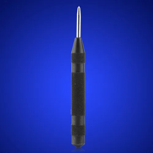 Vista 4 de Perforadora automática para agujero central, perforadora central de 5 pulgadas con resorte de impacto ajustable, herramienta manual para metal