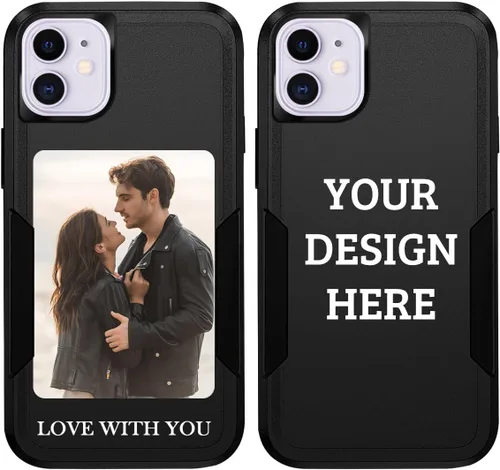 Vista 17 de Fundas de teléfono personalizadas con múltiples imágenes para iPhone 11 Pro Max, imágenes personalizadas, protección contra caídas, cuerpo completo