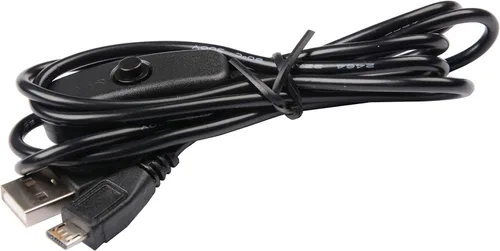 Vista 4 de 5V/2.5A Fuente de Alimentación Micro USB Cargador Adaptador con Interruptor de Encendido y Apagado para Raspberry Pi 3/2 Modelo B