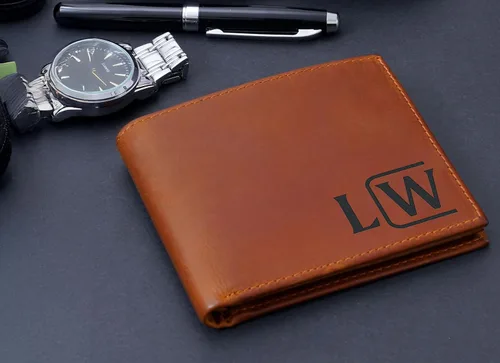 Vista 6 de Customizable Genuine Leather Wallet for Men – Personalized Slim Wallet, Unique Gift for Husband, Dad, or Boyfriend, Thoughtful Gifts for