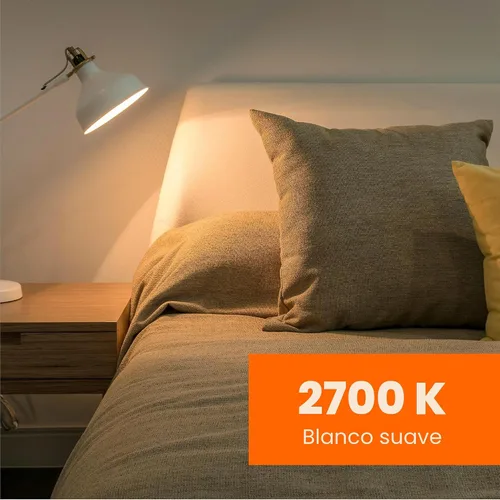 Vista 6 de Feit Electric Bombillas LED A19, equivalente a 60 W, no regulables, 800 lúmenes, base estándar E26, blanco suave de 2700 K, 80 CRI, vida útil de 10