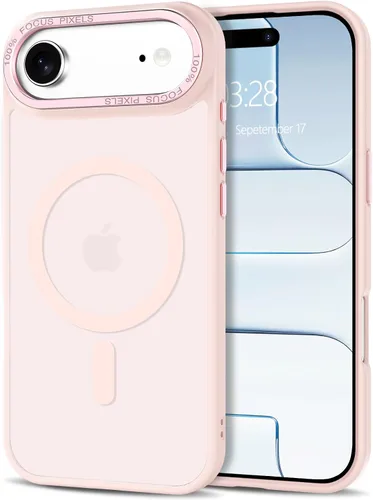 Vista 182 de Anuck - Funda magnética para iPhone 11 compatible con MagSafe, carcasa trasera mate translúcida dura, borde de TPU, delgada, resistente a impactos