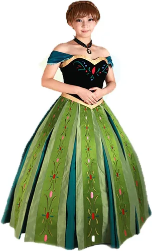 Vista 2 de Ainiel Disfraz de princesa para mujer, disfraz de Halloween