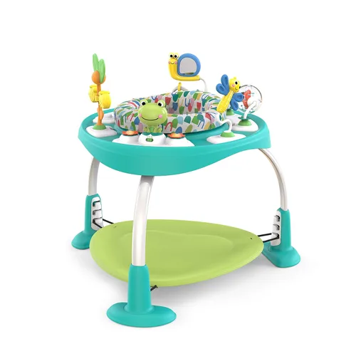 Vista 17 de Bright Starts Cooking Up Fun - Saltador de actividades para bebés con música y luces, juguetes de juego de rol de cocina, unisex, 6 meses+, hasta 25