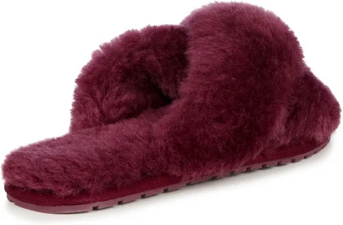 Vista 3 de EMU Australia Pantuflas Mayberry para mujer, Merlot