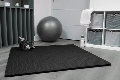 Vista 7 de Kangler Juego de 20 alfombrillas de gimnasio – Alfombrillas de suelo de espuma EVA tipo puzzle, baldosas de suelo de espuma entrelazada de alta