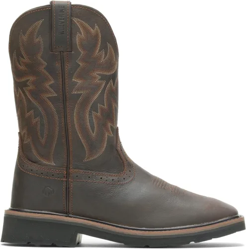 Vista 3 de Wolverine Rancher - Botas de trabajo con punta cuadrada de 10 pulgadas para hombre