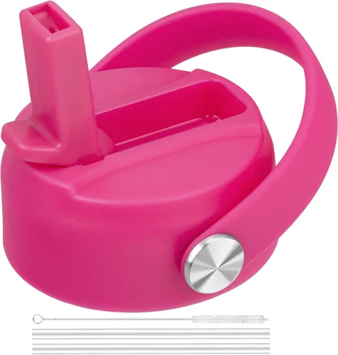 Vista 18 de FLORAPELL Tapa de popote para botellas de agua de boca ancha Hydro Flask, tapas superiores con popote compatible con Hydro Flask de 32 y 40 onzas