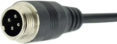 Vista 9 de Cable de extensión de video de aviación de 4 pines de 10 pies/3M para cámaras de visión trasera CCTV y monitores de respaldo de vehículos