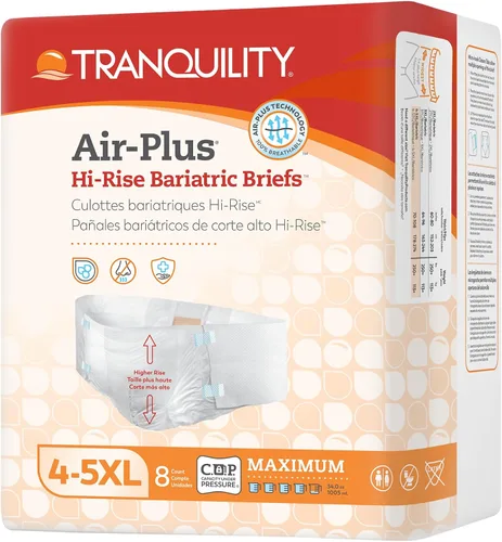 Vista 8 de Tranquility Bariatric - Pañales para adultos desechables 3XL con núcleo Mat de durazno para piel seca, control de olores y máxima comodidad