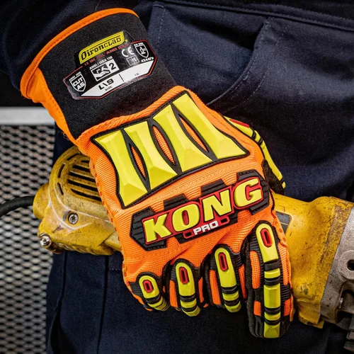 Vista 5 de Ironclad KONG® PRO Guante, Naranja