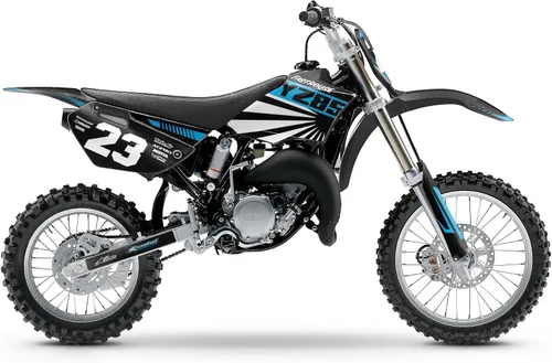 Vista 5 de Kit de gráficos para Yamaha YZ85 (2002-2014) serie FH cian 9 mil-Dirt Pit Bike calcomanías de motocicleta, calcomanía de carreras de motocross