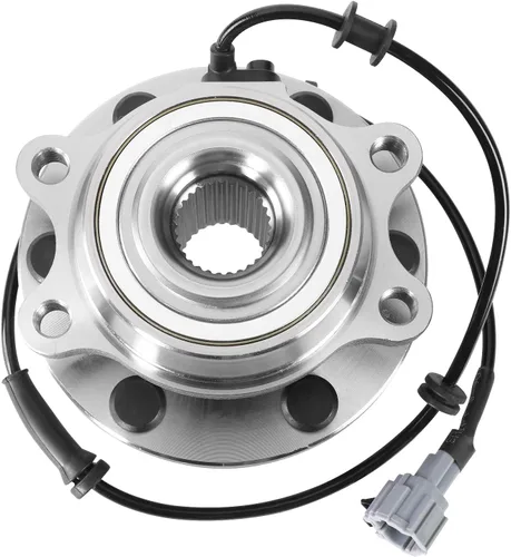 Vista 4 de DNA MOTORING OEM-WHA-0012 Conjunto de cubo de rodamiento de rueda delantera con sensor de velocidad compatible con Frontier 2005-2019 / Pathfinder
