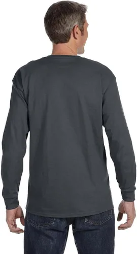 Vista 2 de Jerzees 5.6 oz 5050 Heavyweight Blend Camiseta de manga larga (29L)