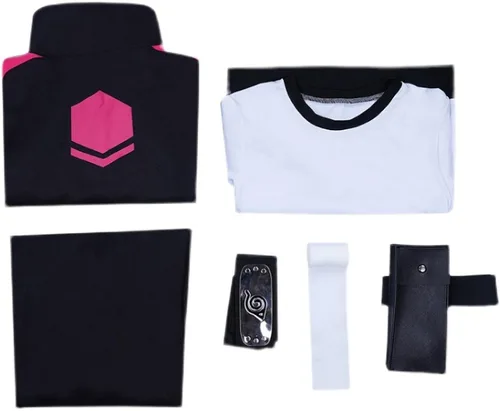 Vista 5 de Disfraz infantil Uzumaki Boruto Cosplay del anime Comic Con Uniformes para Halloween Fiesta de Navidad