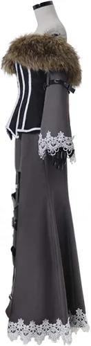 Vista 3 de CosplayDiy Traje de mujer para Final Fantasy X Lulu Cosplay Disfraz