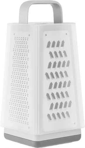 Vista 4 de ZWILLING Z-Cut Tower - Rallador multifuncional de caja, tecnología de rejilla más rápida, rallador de queso, rallador de ajo, rebanador, rallador