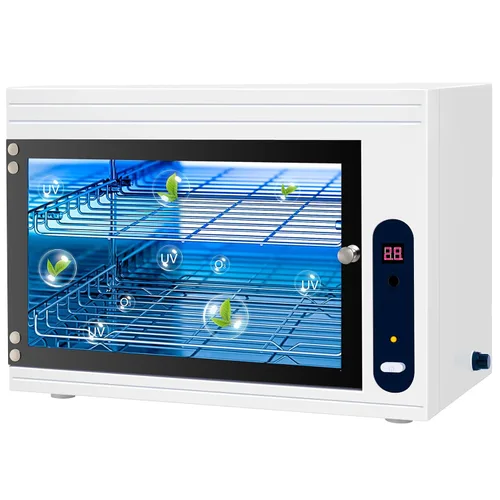 Vista 9 de Máquina de limpieza de herramientas de uñas, secadora de 10 litros y desinfectante UV, caja de limpieza de uñas multifuncional, equipo de salón