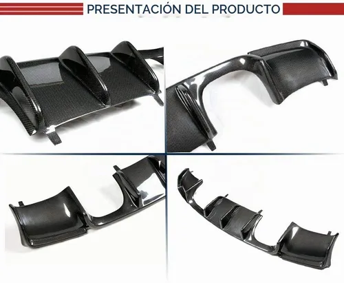Vista 4 de Difusor trasero de fibra de carbono M3 para BMW M3 E92 E93 2Door 2008-2013 Piezas personalizadas Cubierta de parachoques de labio inferior Spoiler