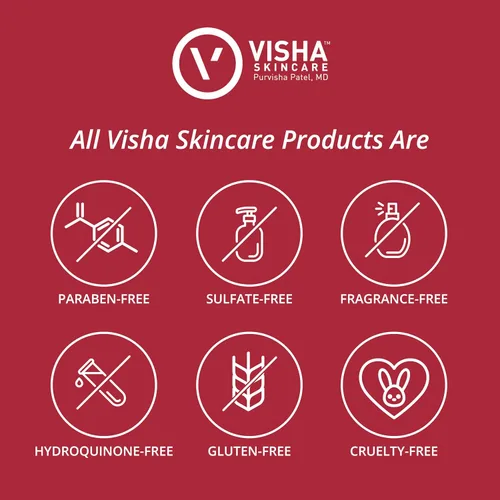 Vista 5 de Visha Skincare Top 2 Toe Gel de baño todo en uno para cara, cabello y cuerpo Gel de baño exfoliante Champú clarificante Gel de baño