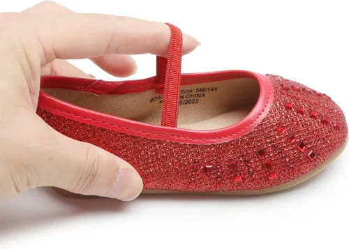Vista 8 de Mary Jane - Zapatos de vestir planos de ballet para niñas (bebéniña pequeña)