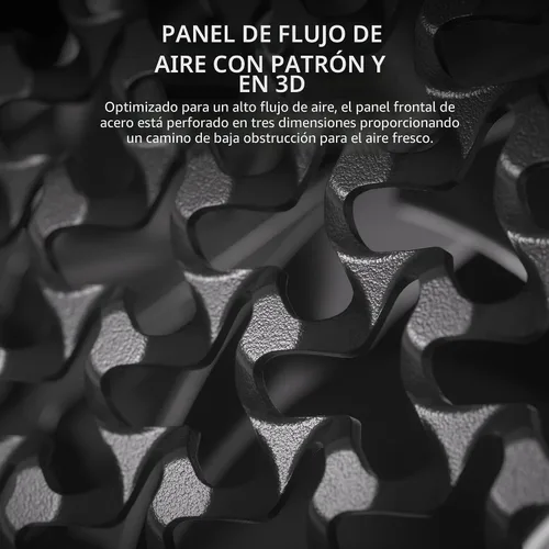 Vista 4 de [Usado] CORSAIR Frame 5000D RS Modular de alto flujo de aire Gabinete para PC semitorre – 4 ventiladores RS preinstalados, Sistema de montaje